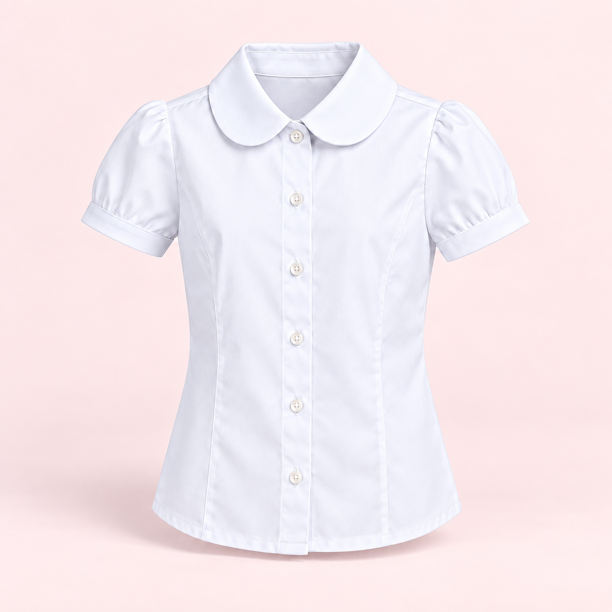 Girls Classic White School Shirt