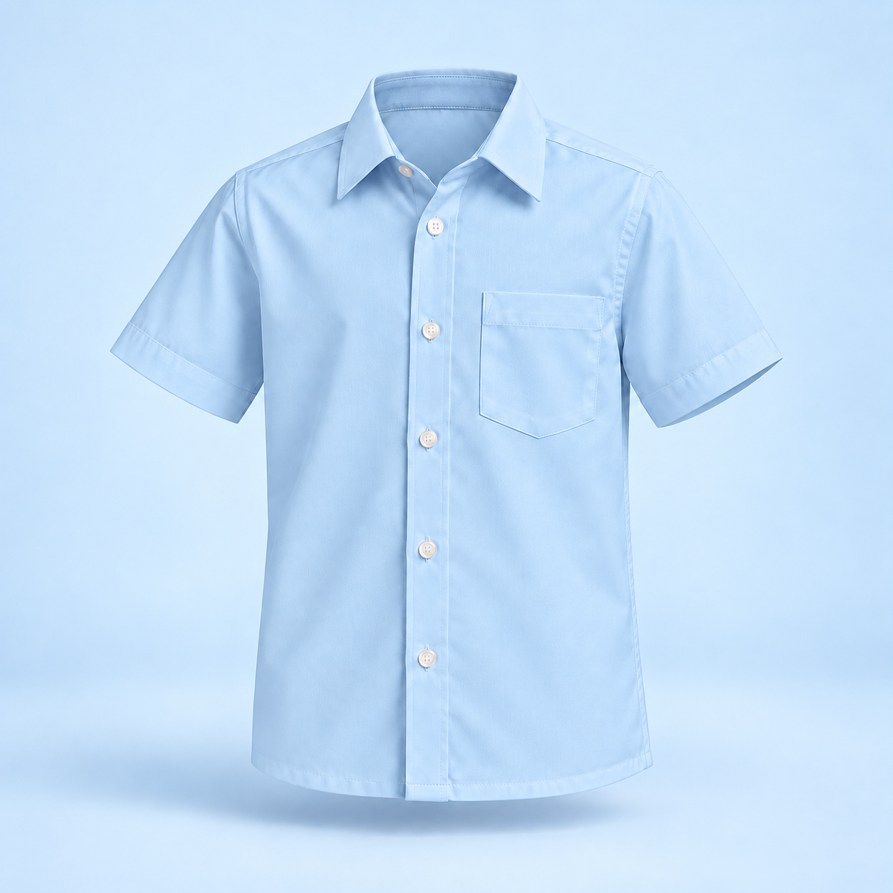 Boys Classic White School Shirt view 3