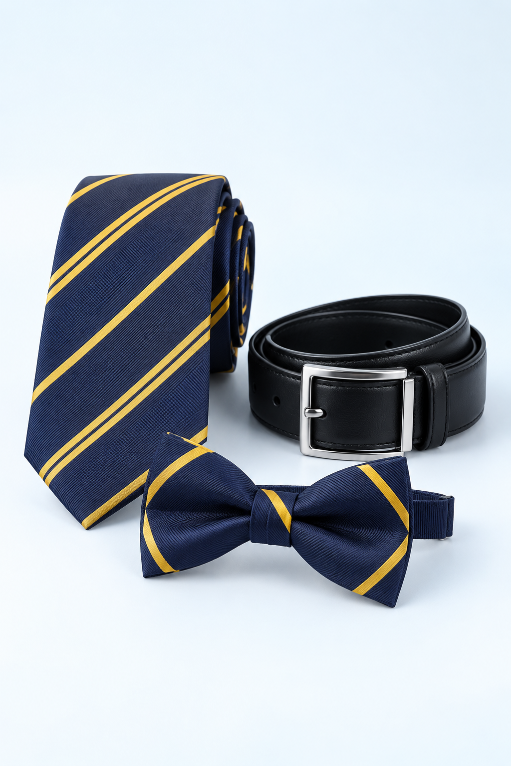 School Tie Belt & Bow Set